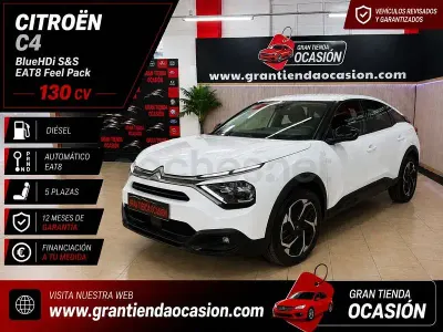 Usado Citroën C4 Feel 130 CV (95 kW) 2021 Blanco Berlina