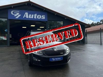 Usado Skoda Octavia RS 220 CV (161 kW) 2015 Negro Familiar