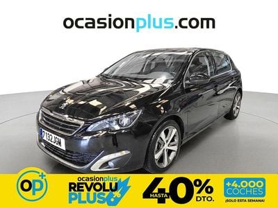 Usado Peugeot 308 GT-line 150 CV (110 kW) 2015 Negro Utilitario