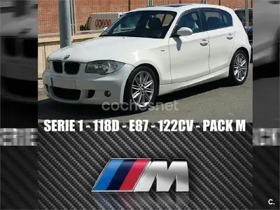 Usado BMW 118 122 CV (89 kW) 2006 Blanco Utilitario