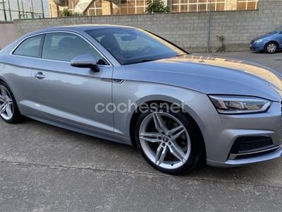 Usado Audi A5 S-Line 190 CV (139 kW) 2018 Gris / plata Coupe