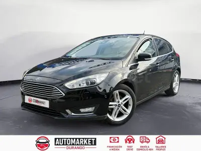 Usado Ford Focus Titanium 125 CV (91 kW) 2016 Negro Berlina