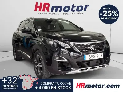 Usado Peugeot 3008 GT-line 165 CV (121 kW) 2017 Negro SUV