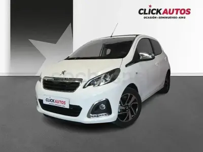 Usado Peugeot 108 Allure 72 CV (52 kW) 2021 Blanco Berlina