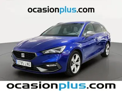 Usado Seat Leon ST FR 150 CV (110 kW) 2021 Azul Familiar