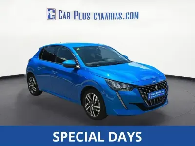 Usado Peugeot 208 Allure 100 CV (73 kW) 2020 Azul Utilitario