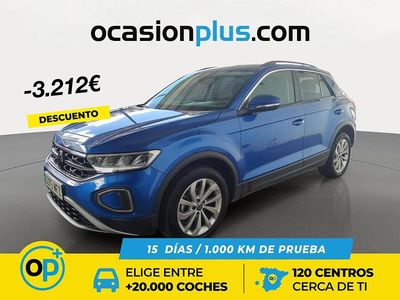 Usado VW T-Roc Life 150 CV (110 kW) 2023 Azul SUV
