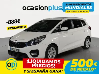 Usado Kia Carens 135 CV (99 kW) 2017 Blanco Monovolumen