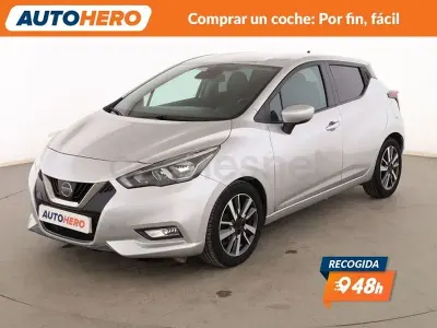 Usado Nissan Micra N-Connecta 90 CV (66 kW) 2018 Gris Utilitario