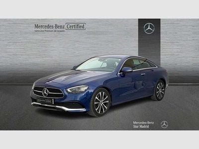 Usado Mercedes E220 194 CV (142 kW) 2021 Azul Coupe