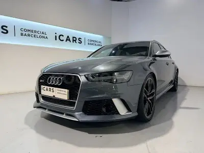Usado Audi RS6 Performance 605 CV (444 kW) 2017 Gris / plata Familiar