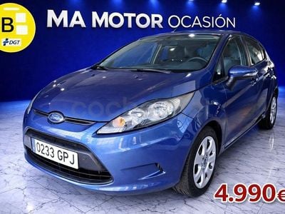 Usado Ford Fiesta Trend 68 CV (50 kW) 2009 Azul Utilitario