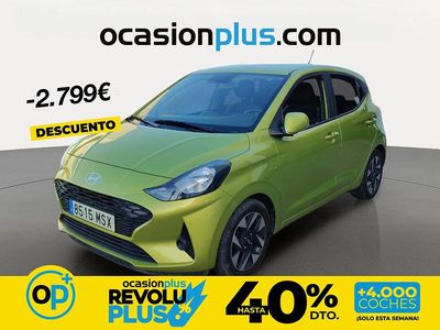 Usado Hyundai i10 63 CV (46 kW) 2024 Verde Utilitario