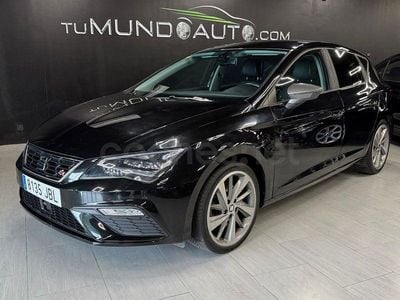 Usado Seat Leon FR 184 CV (135 kW) 2016 Negro Berlina