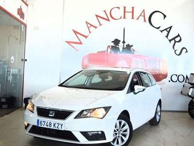 Usado Seat Leon ST Style 116 CV (85 kW) 2019 Blanco Familiar