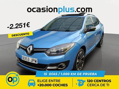 Usado Renault Mégane GrandTour Bose Edition 130 CV (95 kW) 2016 Azul Familiar