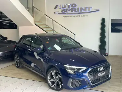 Usado Audi A3 Sportback S-Line 110 CV (80 kW) 2023 Azul Utilitario