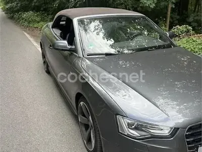 Usado Audi A5 Cabriolet 190 CV (139 kW) 2016 Gris / plata Descapotable