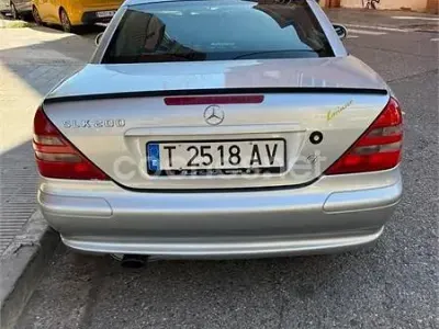 Usado Mercedes SLK200 136 CV (100 kW) 1998 Gris / plata Descapotable