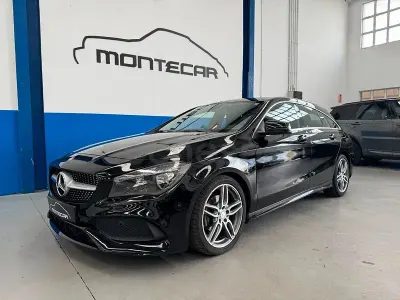 Usado Mercedes CLA200 Shooting Brake AMG line 136 CV (100 kW) 2016 Negro Familiar