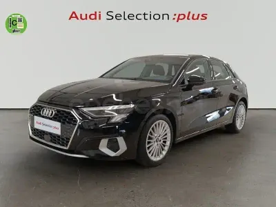 Usado Audi A3 Advanced Plus 116 CV (85 kW) 2021 Negro Berlina