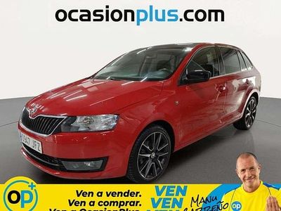 Usado Skoda Rapid Ambition 105 CV (77 kW) 2015 Rojo Utilitario