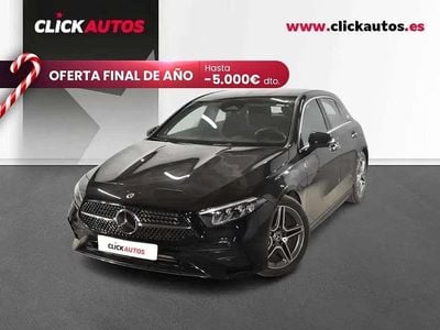 Negro Usado 2024 Mercedes A200 AMG line Berlina | 27.700 € (Super precio)