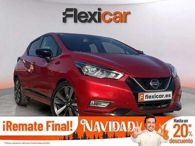Usado Nissan Micra N-Connecta 101 CV (74 kW) 2019 Rojo Utilitario