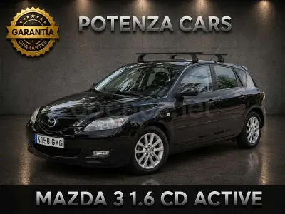 Usado Mazda 3 Active 109 CV (80 kW) 2009 Negro Berlina
