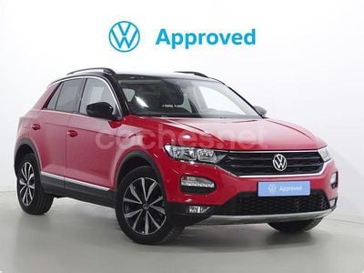 Rojo Usado 2021 VW T-Roc Advance SUV | 18.900 € (Precio justo)