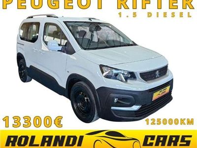 Usado Peugeot Rifter Access 100 CV (73 kW) 2019 Blanco Monovolumen