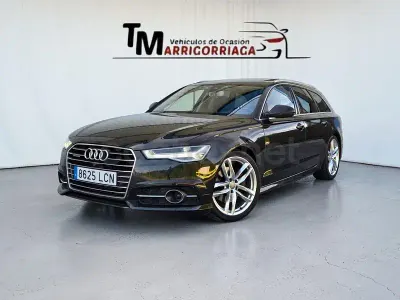 Usado Audi A6 S-Line 272 CV (200 kW) 2016 Negro Familiar