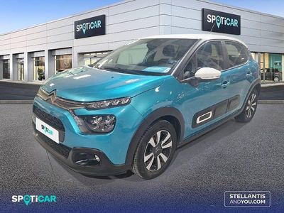 Usado Citroën C3 Feel 83 CV (61 kW) 2021 Azul Utilitario