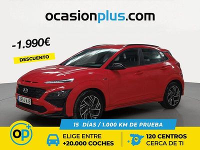 Usado Hyundai Kona N Line 120 CV (88 kW) 2023 Rojo SUV