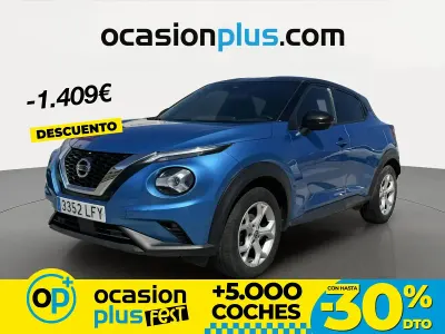 Käytetty Nissan Juke N-Connecta 117 HP (86 kW) 2020 Sininen Katumaasturi