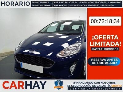 Azul Usado 2021 Ford Fiesta Trend Berlina | 10.490 € (Precio justo)