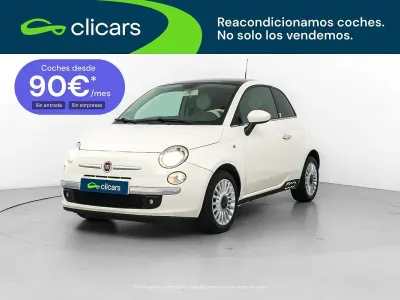 Usado Fiat 500 Lounge 69 CV (50 kW) 2014 Blanco Utilitario