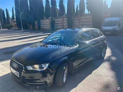 Usado Audi A3 116 CV (85 kW) 2016 Negro Berlina