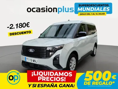 Usado Ford Tourneo Courier Trend 125 CV (91 kW) 2024 Gris Monovolumen