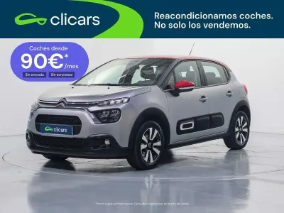 Usado Citroën C3 Feel 82 CV (60 kW) 2020 Gris Utilitario