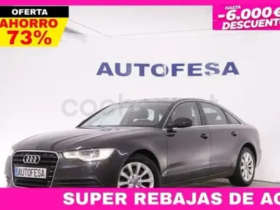Usado Audi A6 Advanced 177 CV (130 kW) 2014 Gris / plata Berlina