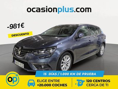 Gris Usado 2017 Renault Mégane GrandTour Zen Familiar | 13.250 € (Un poco caro)