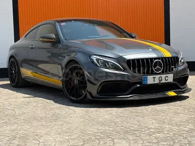 Usado Mercedes C63S AMG 510 CV (375 kW) 2017 Gris / plata Coupe