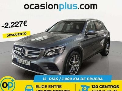 Usado Mercedes GLC220 170 CV (125 kW) 2018 Gris SUV