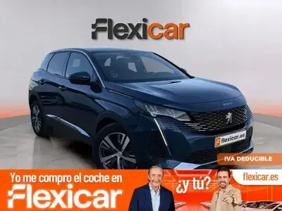 Usado Peugeot 3008 Active 130 CV (95 kW) 2021 Azul SUV