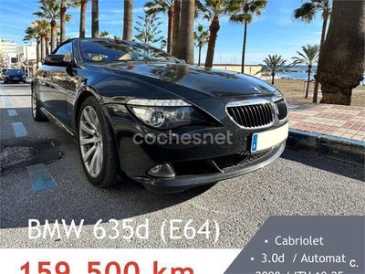 Negro Usado 2008 BMW 635 Cabriolet Descapotable | 17.500 €