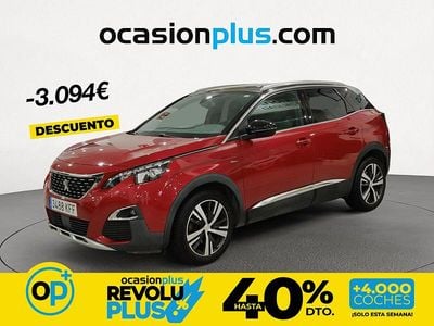 Usado Peugeot 3008 GT-line 150 CV (110 kW) 2017 Rojo SUV