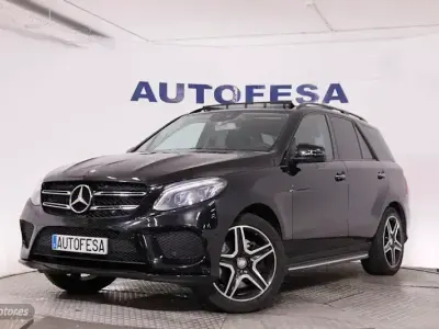 Usado Mercedes GLE500 AMG line 442 CV (325 kW) 2016 Negro SUV