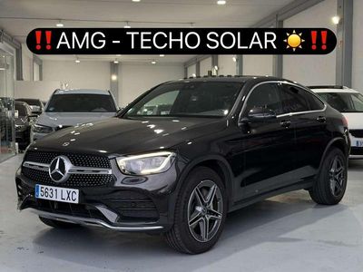 Usado Mercedes GLC220 194 CV (142 kW) 2022 Gris Coupe