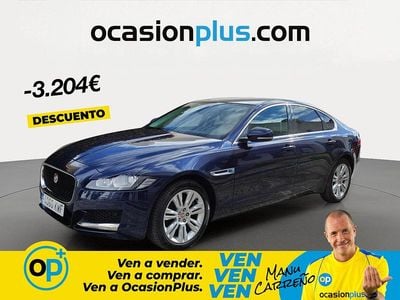 Usado Jaguar XF Prestige 180 CV (132 kW) 2019 Azul Berlina